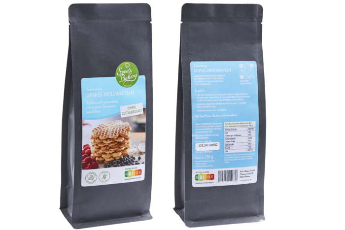 Dinkel-Waffel - Backmischung ohne Zuckerzusatz