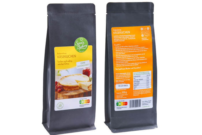 Käsekuchen-Backmischung ohne Zuckerzusatz
