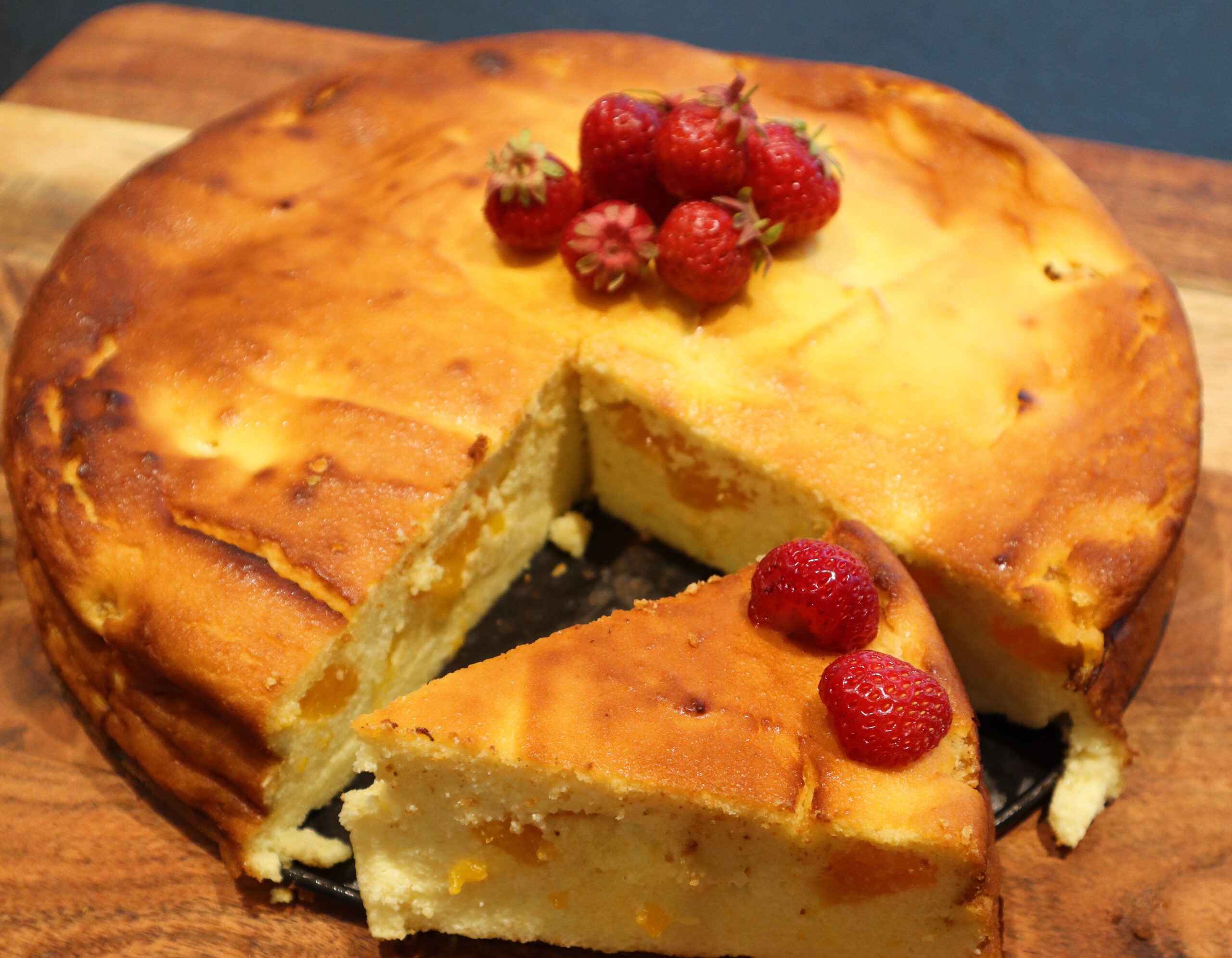 Käsekuchen ohne Zuckerzusatz, zuckerfrei, Käsekuchen mit Mandarinen, Käsekuchen kalorienreduziert, Backmischung ohne zuckerzusatz