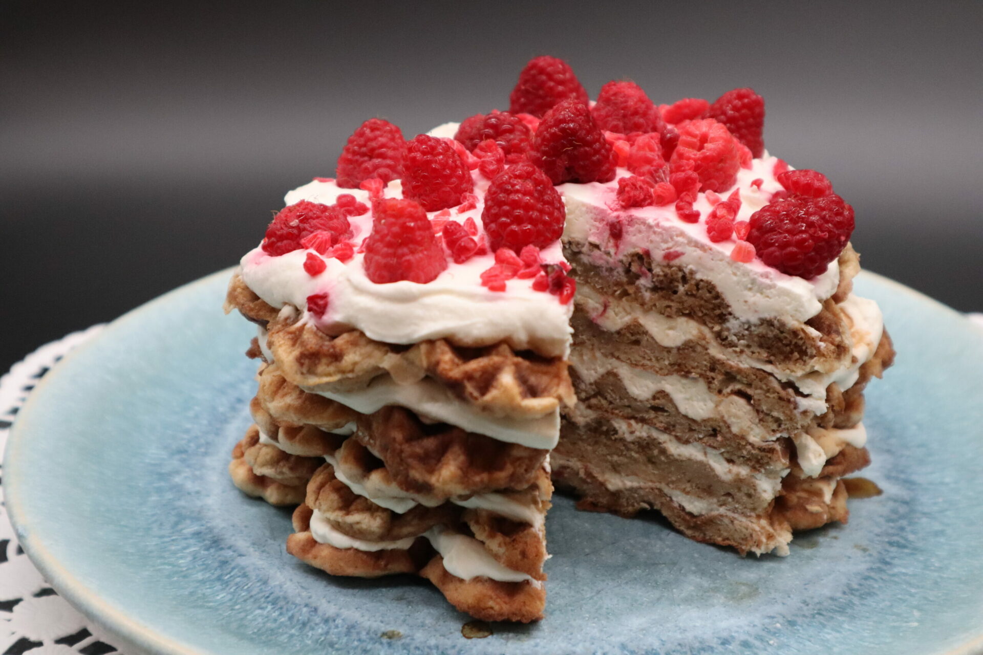 Zuckerfreies Waffel-Tiramisu