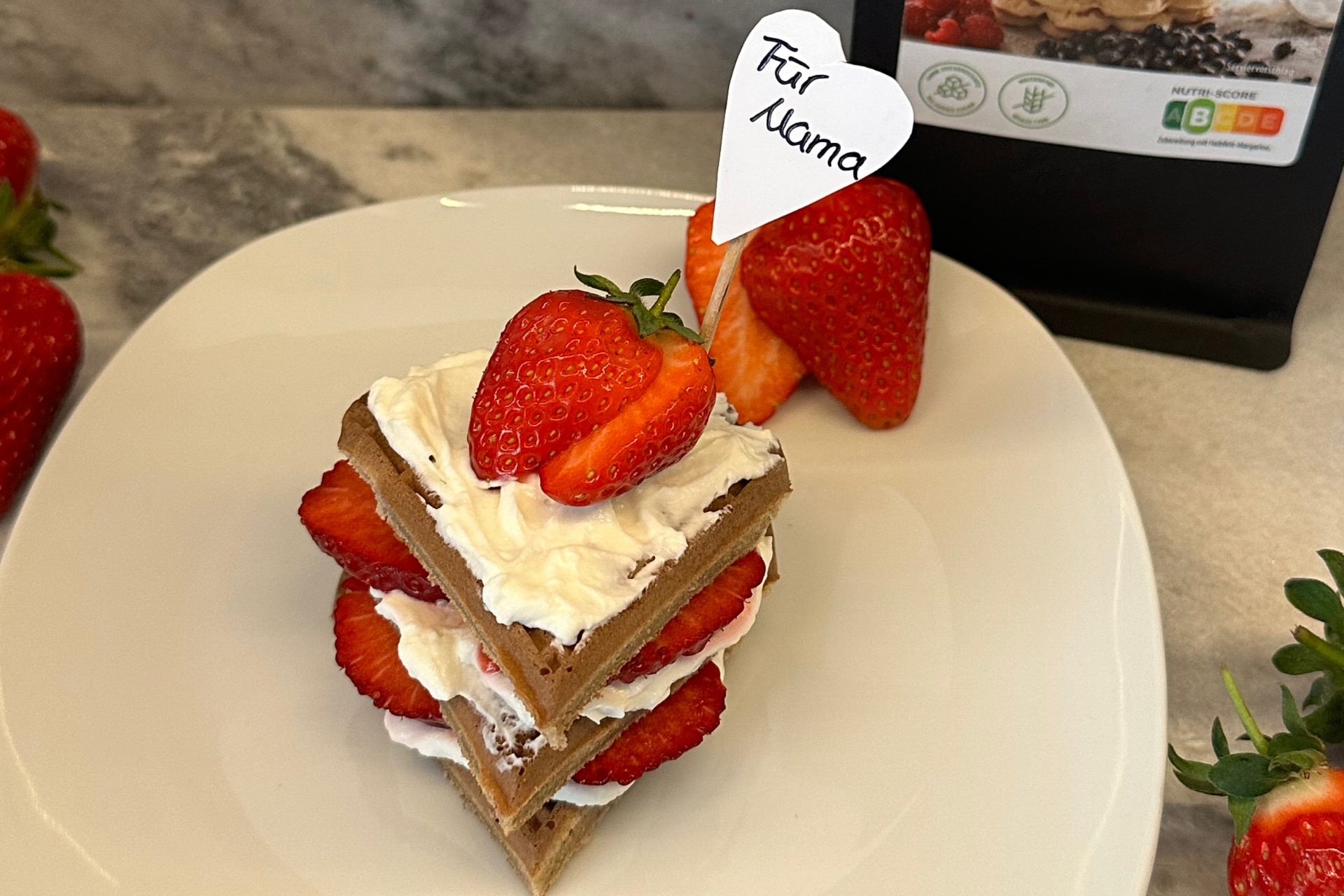 Waffel-Tiramisu ohne Haushaltszucker